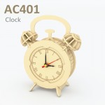 Ceas de masa de construit din lemn cu mecanism si baterie